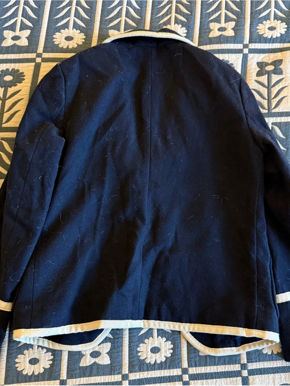 Boys Rowing Blazers x Targe Navy Blazer with White Trim - Classic Contrast Style